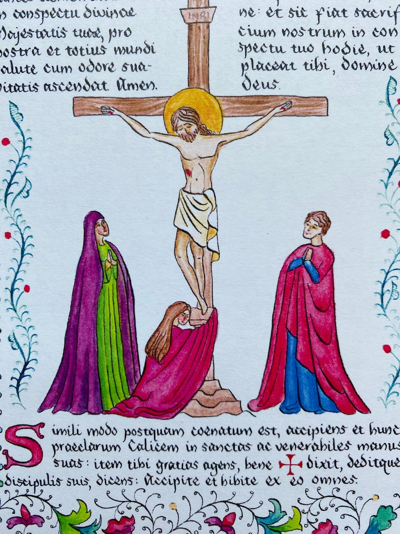 TLM Printable Altar Cards Hand Calligraphed Manuscript - Etsy