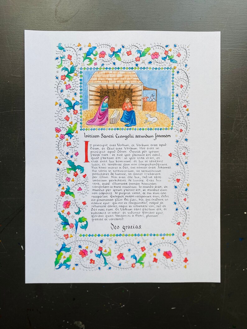 TLM Printable Altar Cards Hand Calligraphed Manuscript - Etsy
