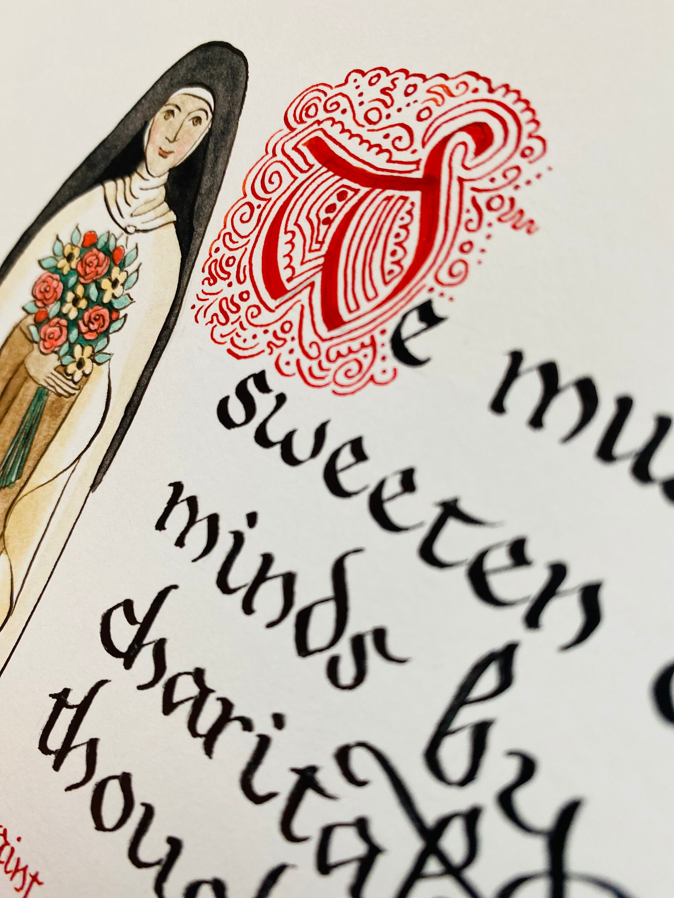 Valentines St Therese Classroom Exchange 20 Pack, Traditional Catholic