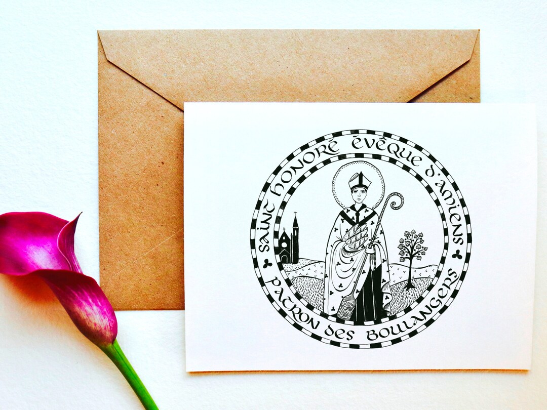 St Honore Patron Saint of Bakers Digital Download Traditional Etsy