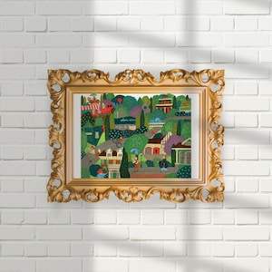 Impression d'art pour chambre d'enfant, cadeau d'art mural pour bébé fille, livre classique pour enfants, cadeau pour les amateurs de lecture, cadeau d'anniversaire pour chambre d'enfant