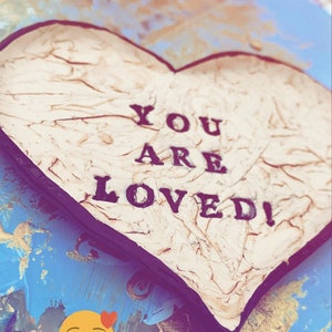Personalized Heart Shaped Ring Dish Handmade Polymer clay Custom Made Jewelry Bowl Bridesmaid Birthday Wedding Gift Heart Trinket Dish