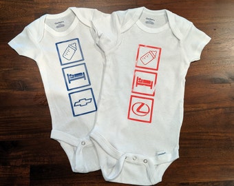 Baby Mechanic Babygrow Baby Grow Babysuit Vest Suit Funny Gift Newborn Cars