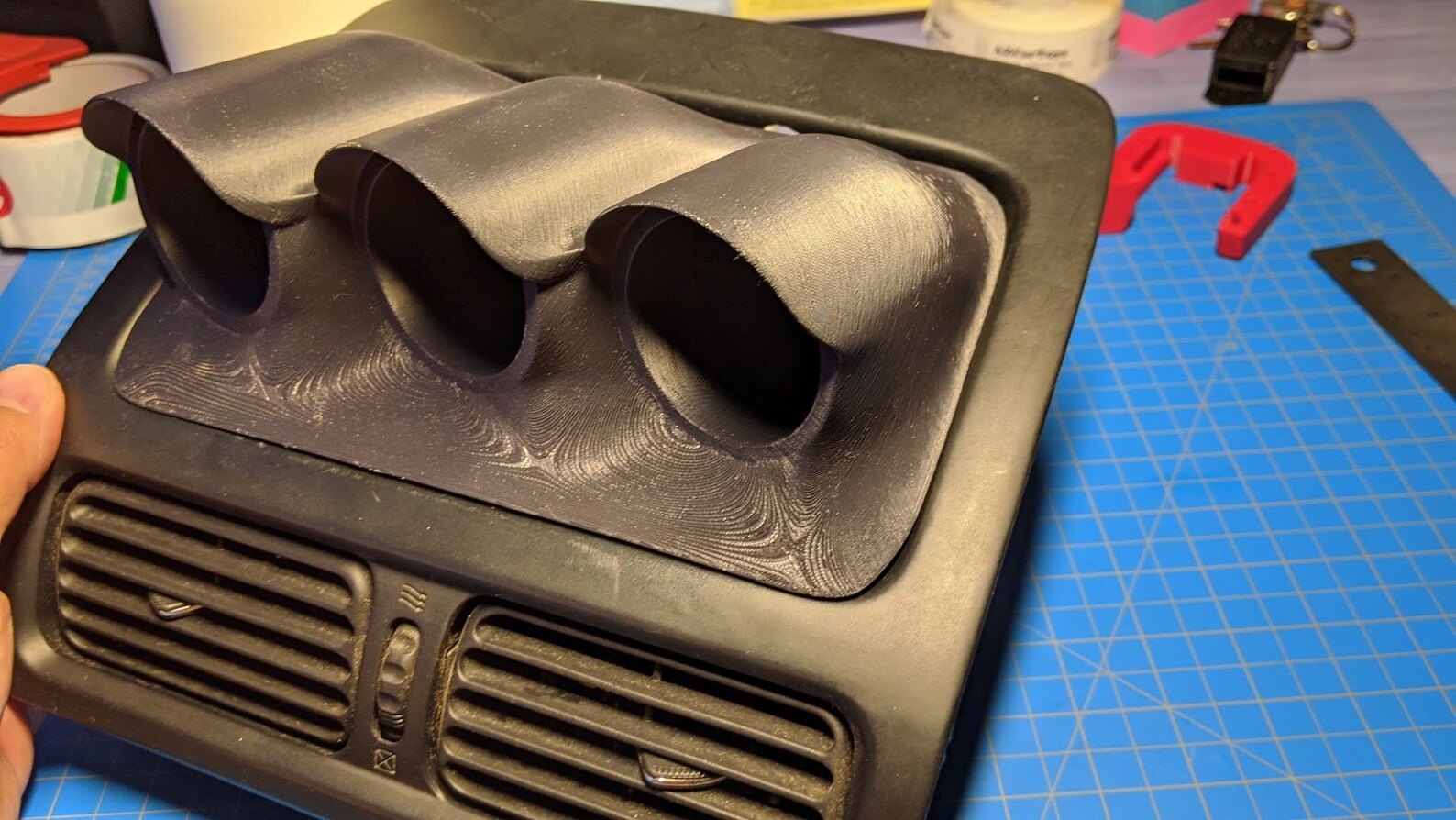 Lexus IS300 Triple Gauge Pod Holder 52mm Custom 3D Printed Etsy