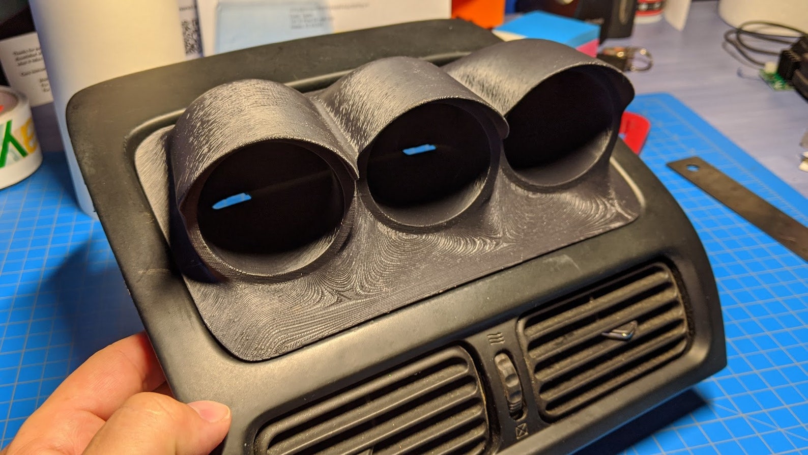 Lexus IS300 Triple Gauge Pod Holder 52mm Custom 3D Printed Etsy