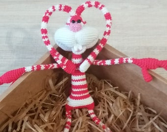 Easter rabbit, Crochet toy, knitted bunny, stuffed toy, hand made knitted gift