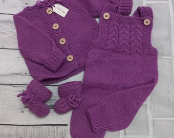 Baby Knit Romper set