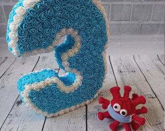 Birthday number three, birthday decorations, birthday photo session, birthday table decoration, number three, baby number, house decoration