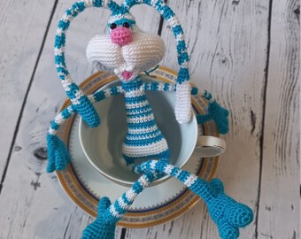 Easter rabbit, Crochet toy, knitted bunny, stuffed toy, hand made knitted gift