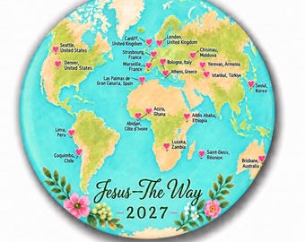 Jesus - The Way | 2027 Convention Pin | JW Gifts
