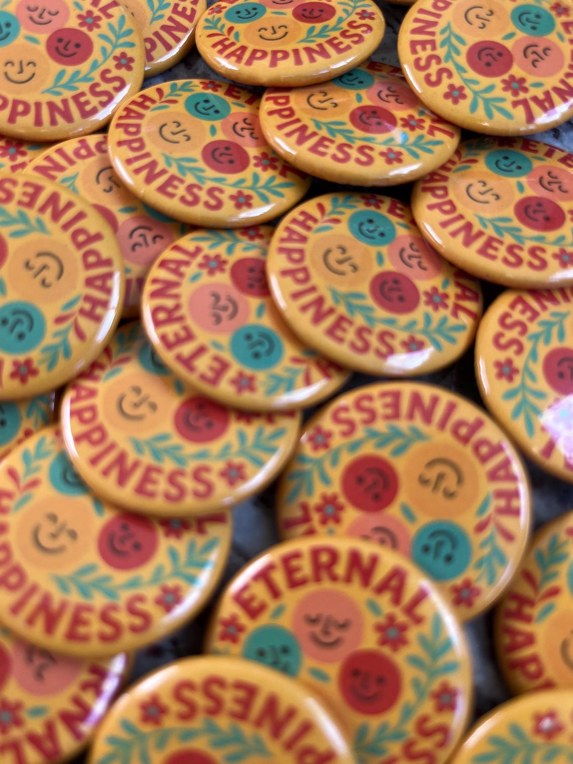 Button Eternal Runes Eternal Happiness Button | Eternal Happiness Pin | 2026 International ...