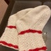 White Wool Socks , Vintage Pure Wool Socks , Dead Stock , Hand knitted , Never Used 