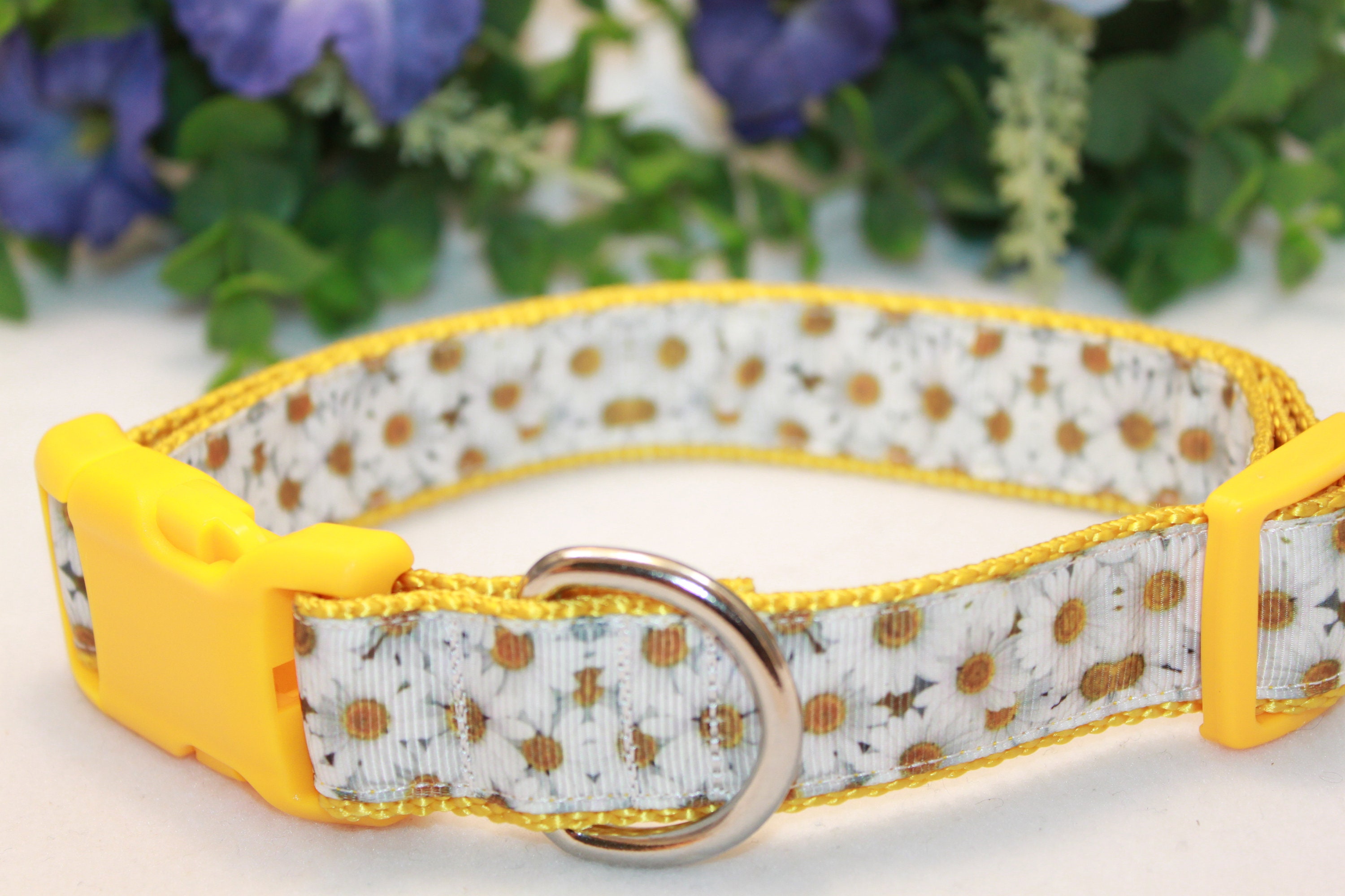 Adorable Yellow Daisy Dog Collar Available in 4 Sizes/summer Etsy Sweden