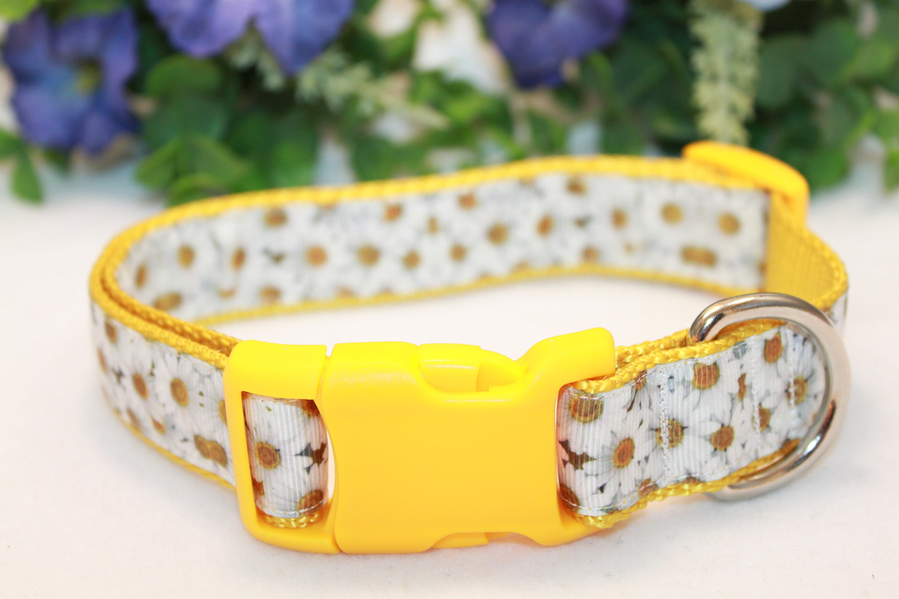 Adorable Yellow Daisy Dog Collar Available in 4 Sizes/summer Etsy Sweden