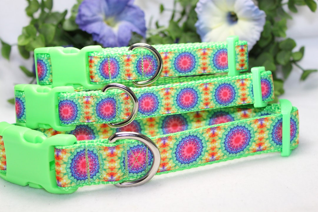 Adjustable Tiedye Dog Collar/ Large Medium Small Dog Etsy