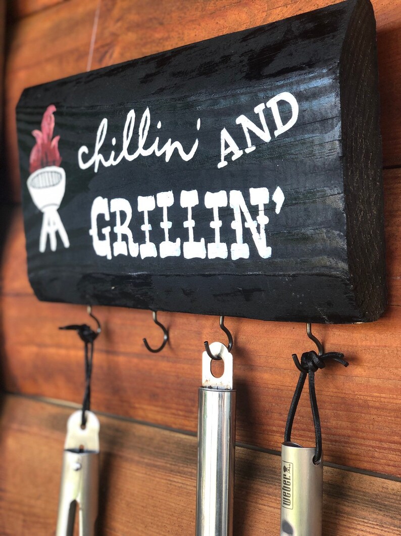 Chilling and Grilling Utensil Holder Etsy
