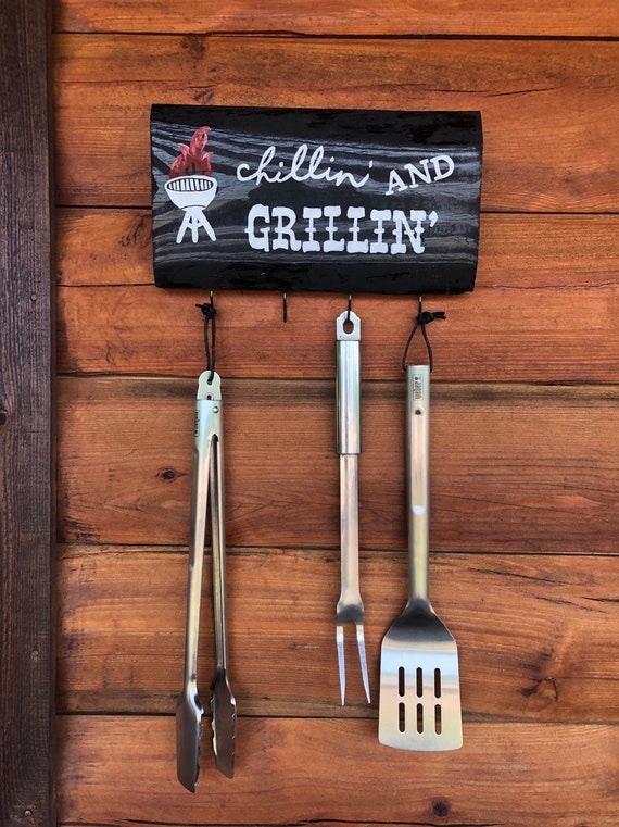 Chilling and Grilling Utensil Holder - Etsy