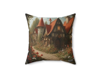 The Village Gnome Spun Polyester Square Pillow