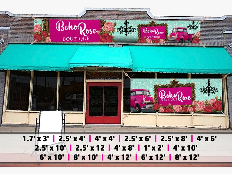 Vinyl Banners Multiple Sizes Reinforced Edges Grommets Full Etsy