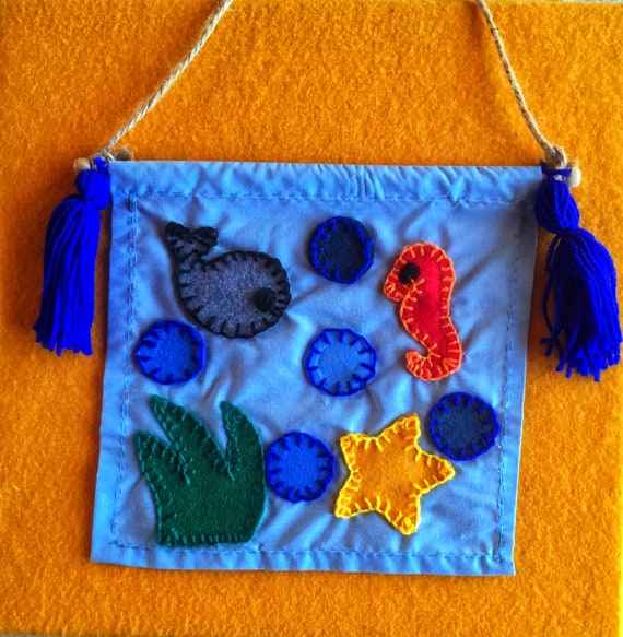 Under The Sea Felt Wall Hanging Etsy
