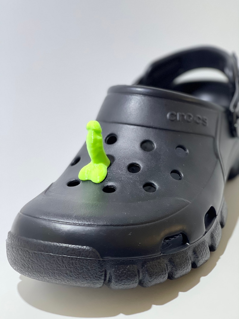 Cock on a Croc 2 Croc Accessory Funny Gift/Prank Set of 2 Etsy