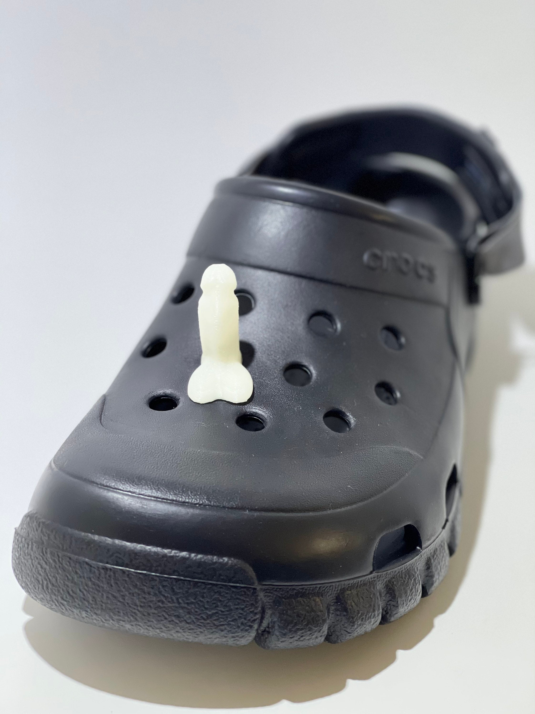 Cock on a Croc 2 Croc Accessory Funny Gift/prank Set of 2 Etsy