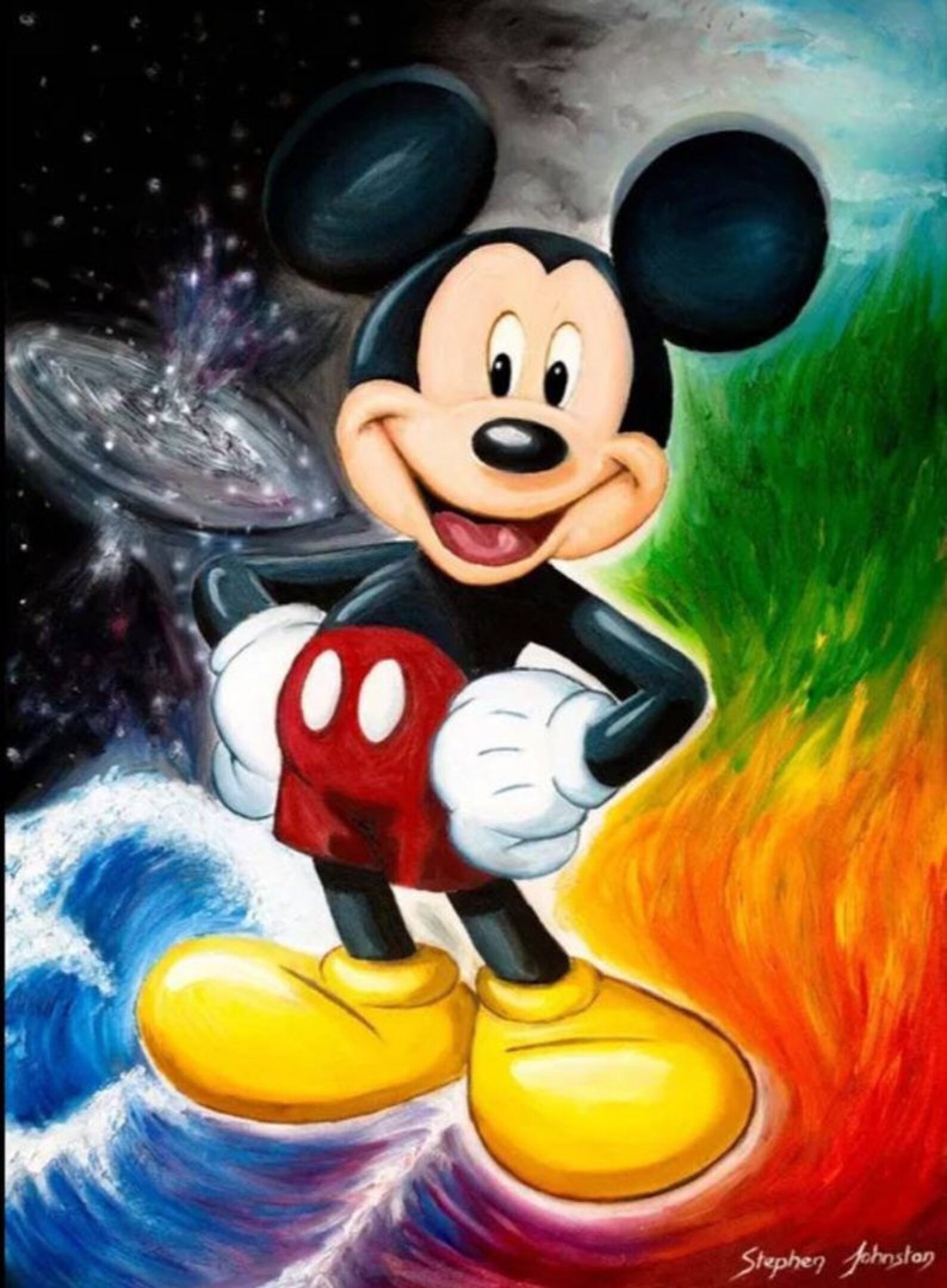 5D Diamond Painting Mickey Mouse Full Square/Round Drill Etsy