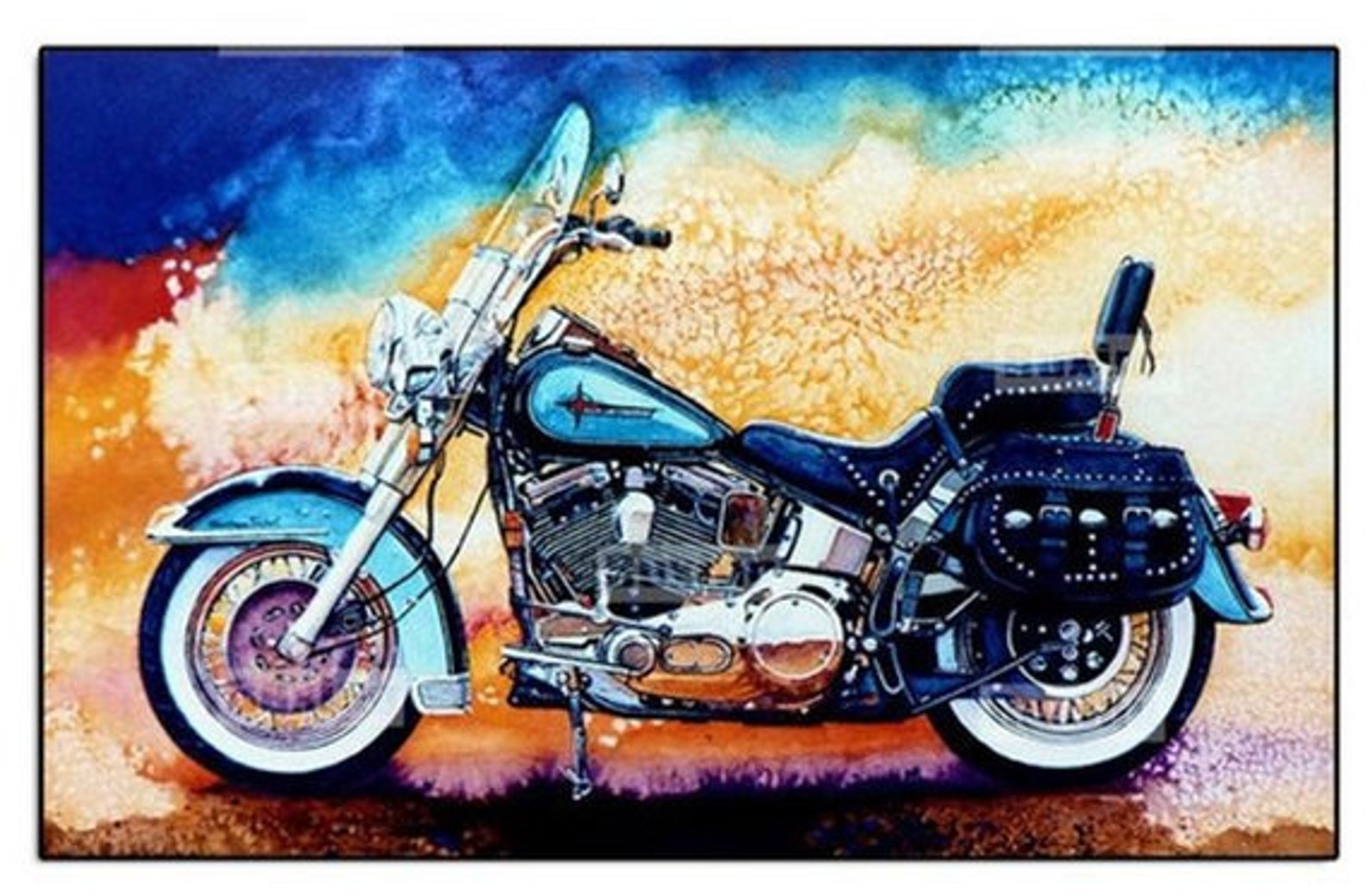 5D Diamond Painting Full Square/Round Kit Cool Motorcycle Etsy
