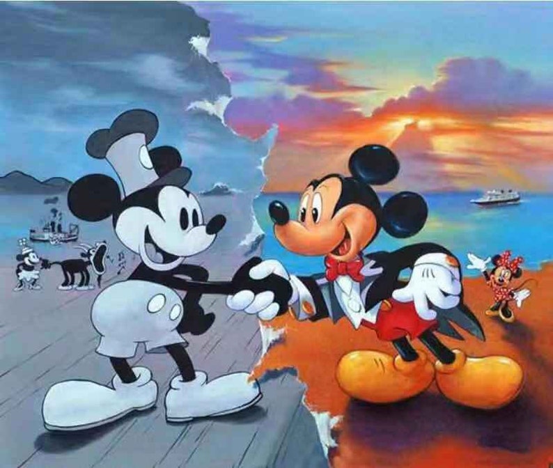 Christmas Present Mickey Mouse 5D Diamond Painting Kit Full - Etsy