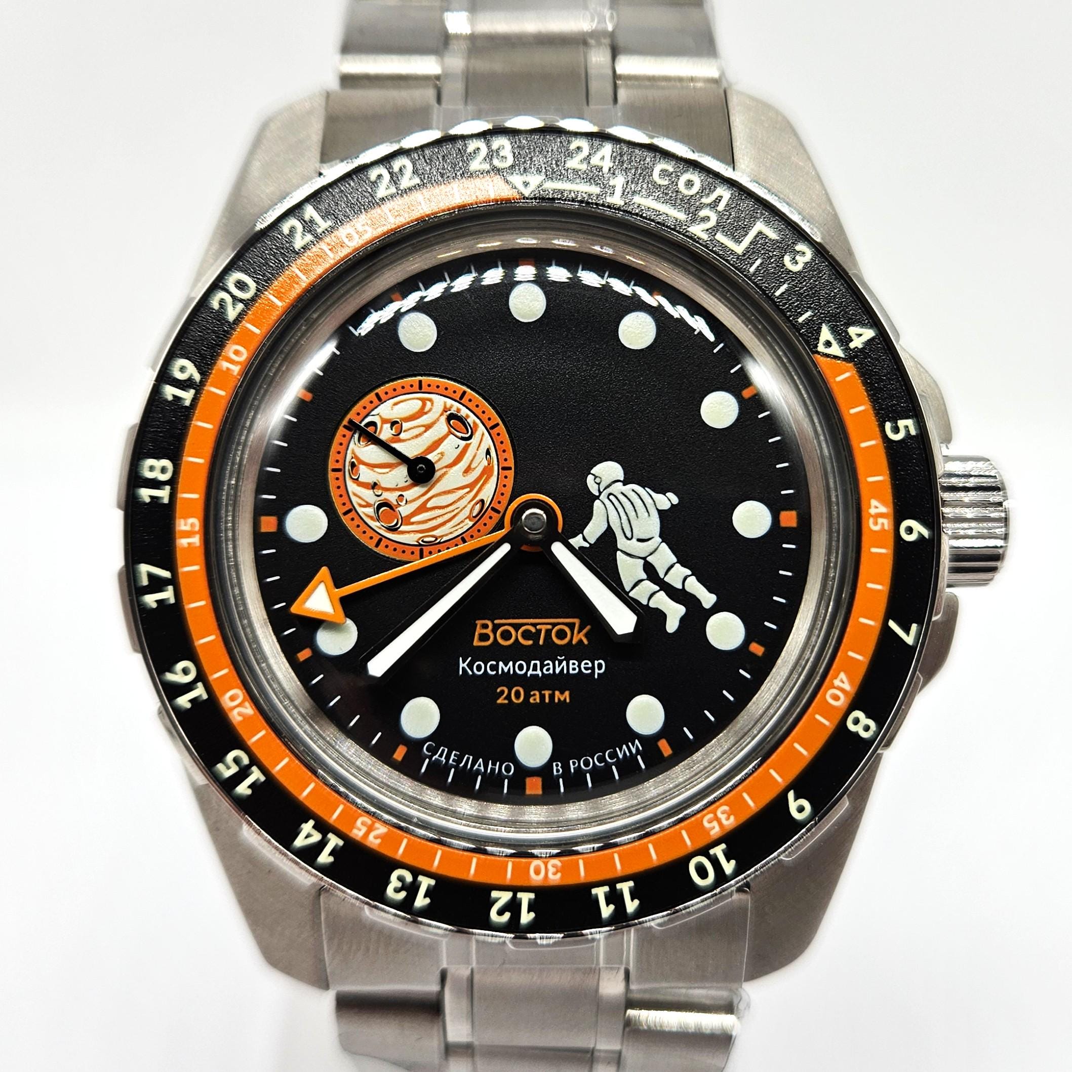 ペラゴス オマージュ 腕時計 ブラック ステンレス製 クオーツ MOD カスタム 未使用 SEIKO MOD デイトナオマージュ ポール・ニューマン