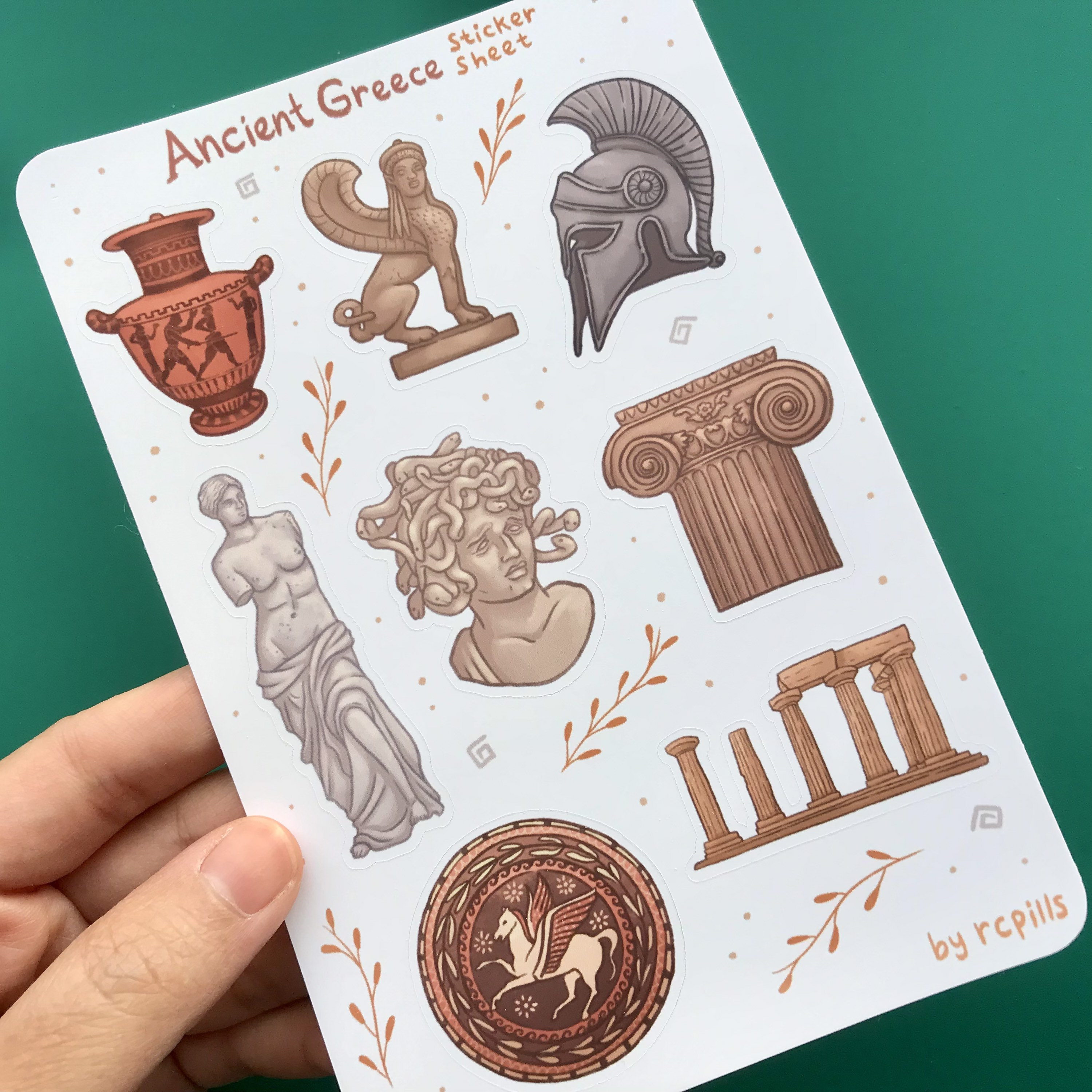 Minotaur Sticker Ancient Greek Mythology Stickers Ancient Greece Gifts Greek  History Gift Mythology Decals Fantasy Stickers 