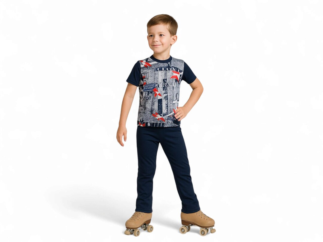 Tuta/costume da pattinaggio artistico o a rotelle per ragazzi