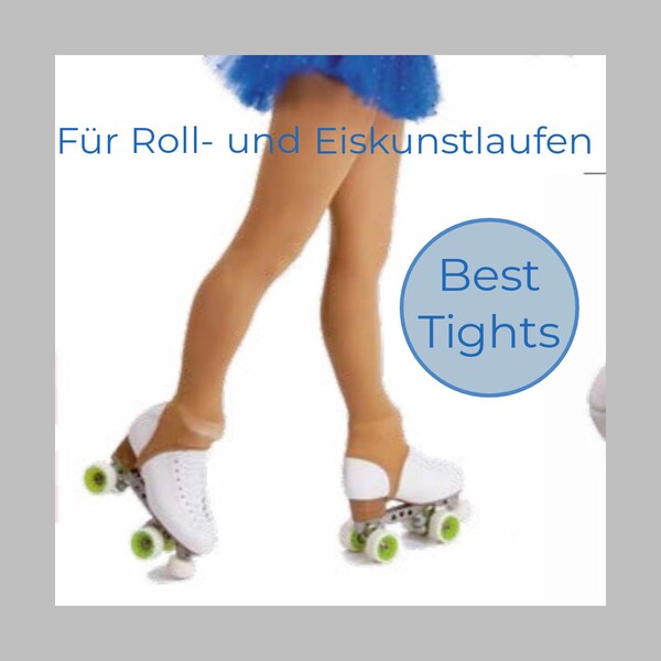 Eis- und Rollkunstlauf Steg-,Strumpfhosen für Kürkleider, Eiskunstlaufbekleidung, Soft Mikrofiber