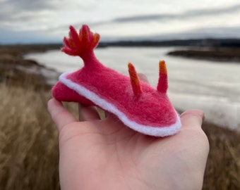 Cute Needle Felted Nudibranch