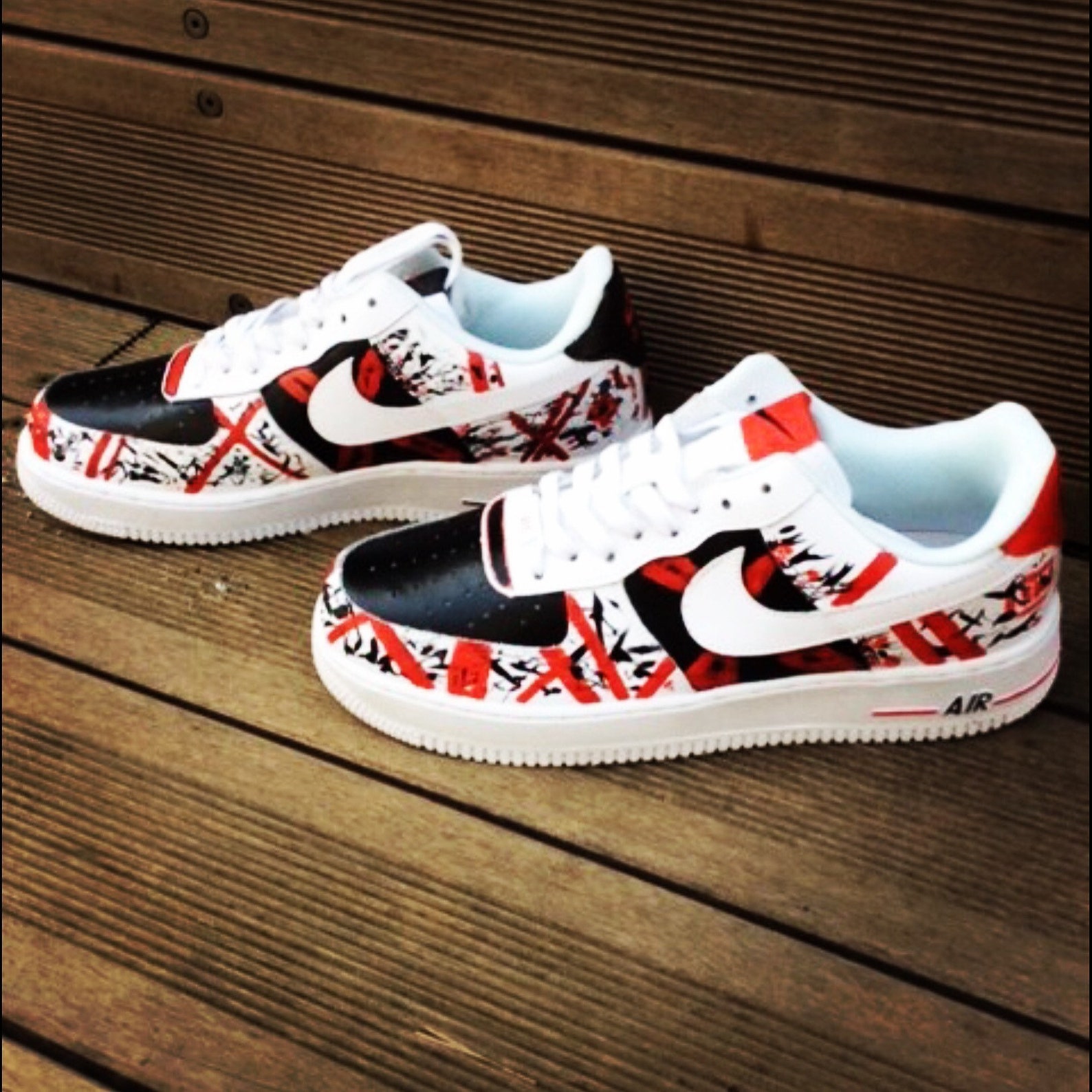 Air Force One Qui Se Plie Pas Nike air Force one customisées neuve taille 42 EUR 85 US | Etsy