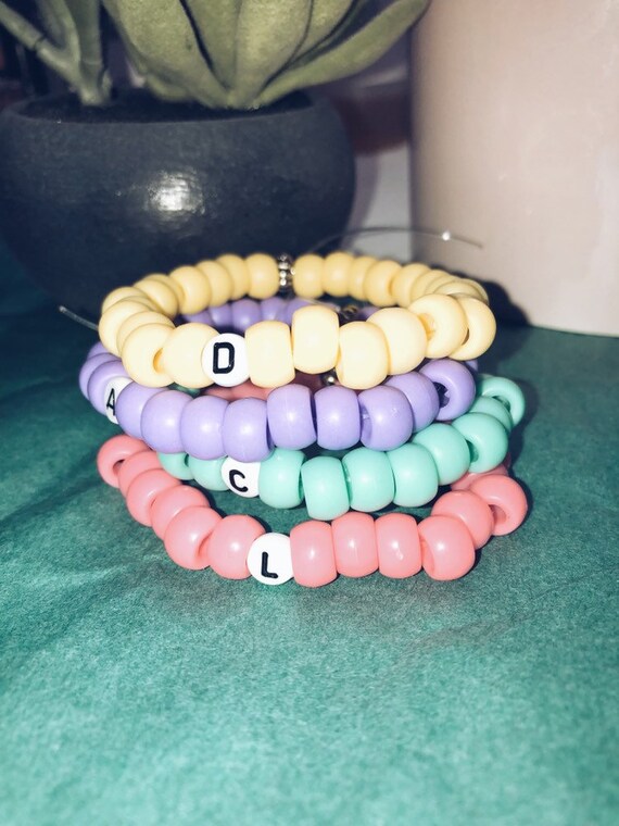 etsy letter bracelet