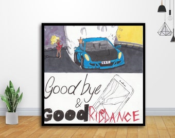 Juice Wrld Fabric Poster New Hip Hop Rapper Music Star Home Decor H-515