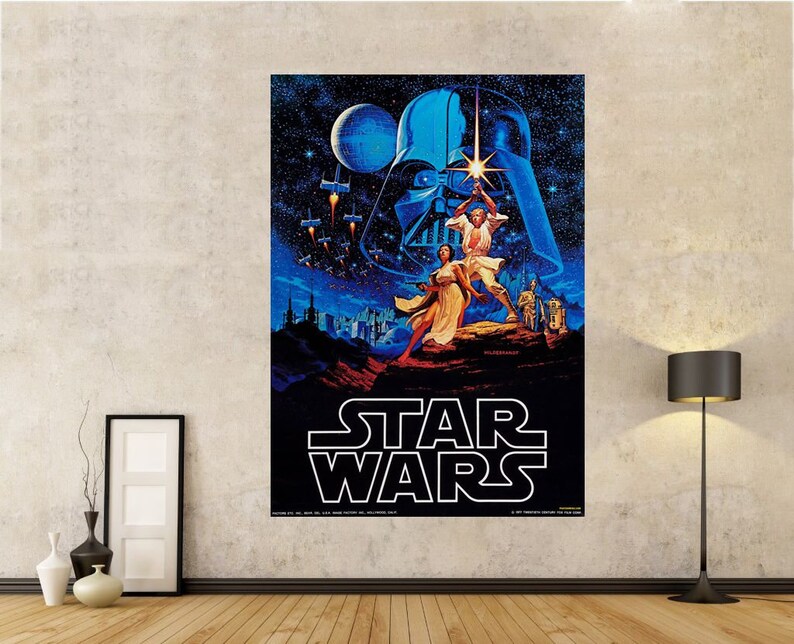 Star Wars The Last Jedi Silk Canvas Poster Adam Driver Kylo Ren 13x20 32x48/'/'