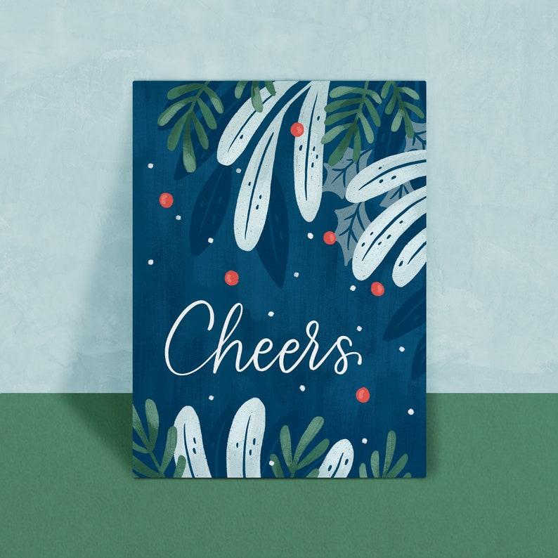 Cheers Grußkarte Grußkarte Weihnachtskarte Bild 3