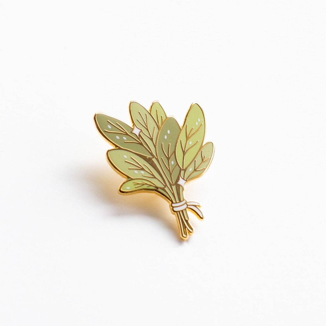Bundle of Sage Enamel Pin Houseplant Enamel Pin Plant Etsy
