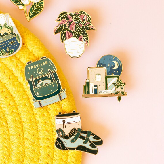 Traveler's Backpack Enamel Pin Traveler's Backpack Enamel Pin
