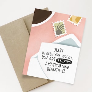 Vous êtes incroyable Card | Carte de vœux d’encouragement | Carte d’amitié | Carte de vœux d’encouragement | Penser à votre carte