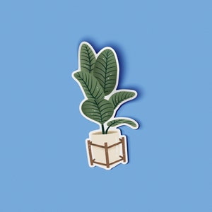 Paradiesvogel Gloss Sticker | Vinyl Aufkleber | Hauspflanze Sticker | Geschenk für Pflanzenmama