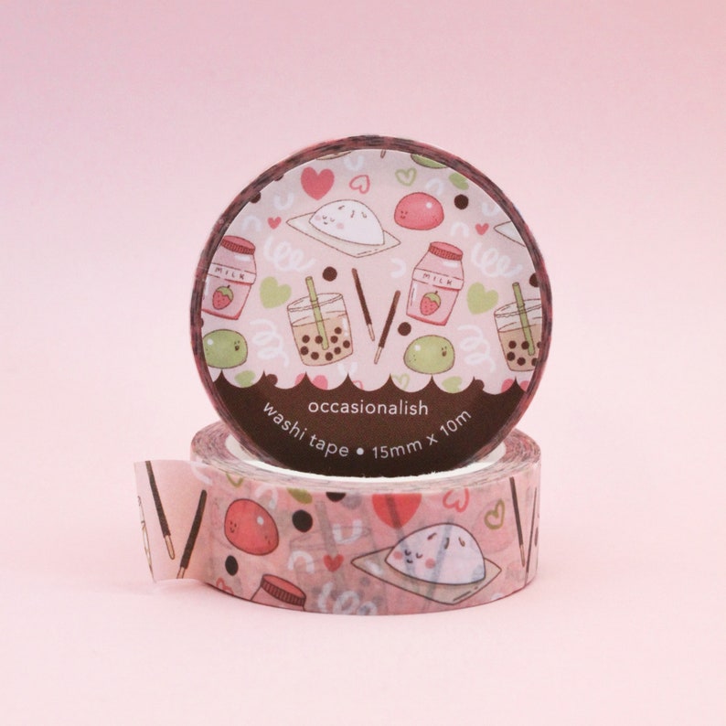 Asian Snacks Washi Tape Asian Food Washi Tapes Artist Washi Tapes image 3