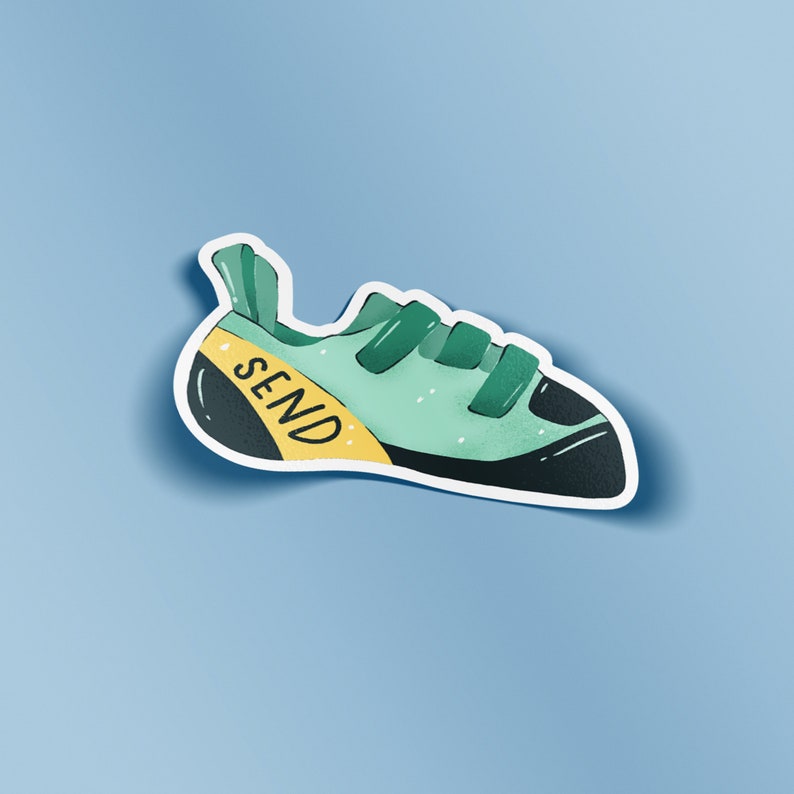 Chaussure descalade Matte Sticker autocollant de voyage Autocollant vinyle image 3