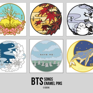 BTS Song Pins
