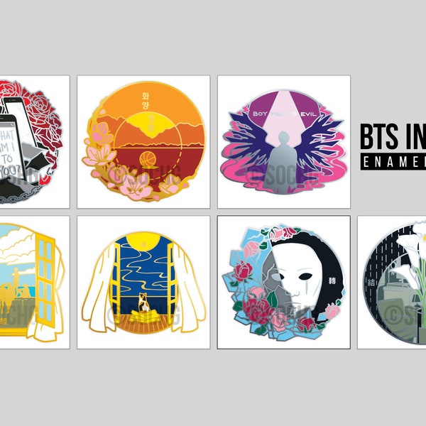 BTS Intro pins