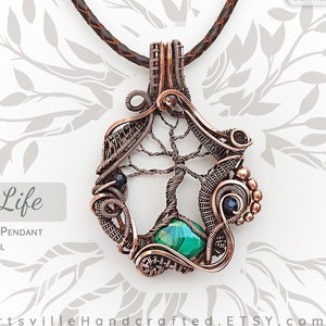 Tutorial para crear un colgante del Árbol de la Vida, tutorial para envolver con alambre, tutorial para tejer con alambre, tutorial para envolver con alambre, fabricación de joyas, tutorial de patrones para trabajar con alambre.