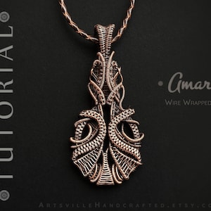 Amarllis: Wire Wrapping Tutorial, Wire Wrap Pendant Tutorial, Wire Weaving Tutorials, Wire Work Tutorial, Jewelry Making, Jewelry Tutorial