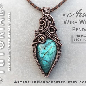 Learn wire wrapping with this step-by-step tutorial. Create stunning gemstone pendants using professional techniques. Perfect for beginners -experienced crafters. Download the PDF guide to make handmade jewelry with secure wire settings unique design